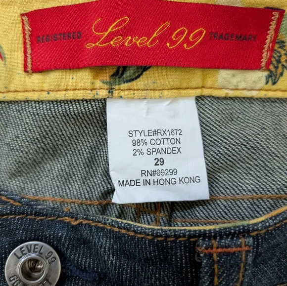 Level 99 Dark Indigo Jeans - Picture 2 of 4